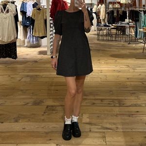 Free People Puff Sleeve Mini Dress